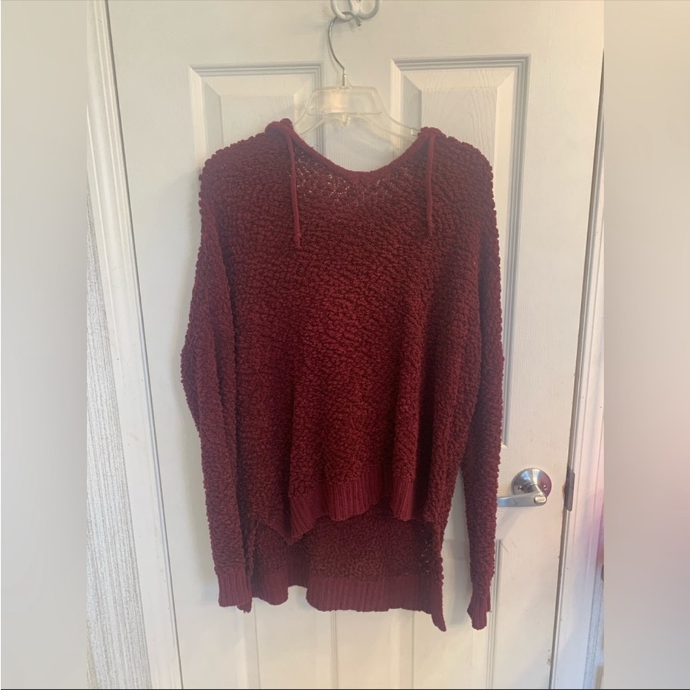 Miracle popcorn maroon pullover